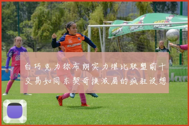 白巧克力称布朗实力堪比联盟前十交易如同东契奇换浓眉的疯狂设想